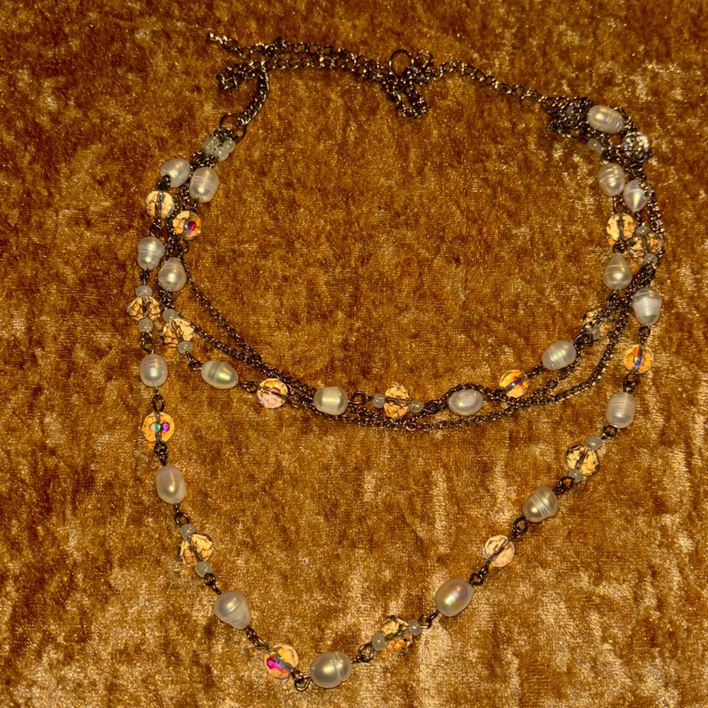 Pear design necklace